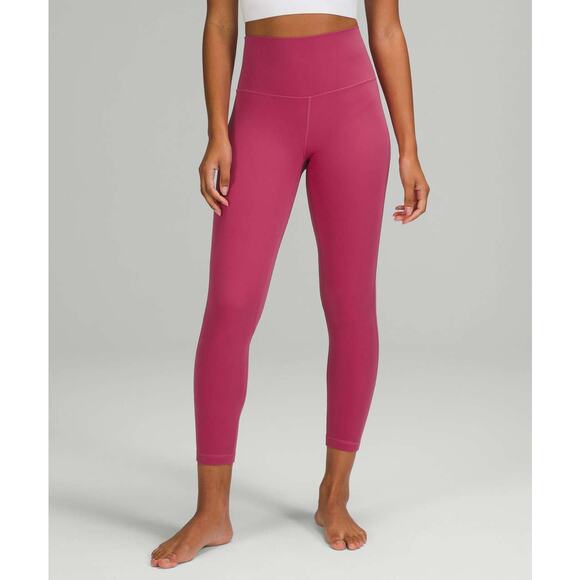 Lululemon Align High-Rise Pant 25” Nulu Size 0 Pink - Picture 6 of 7